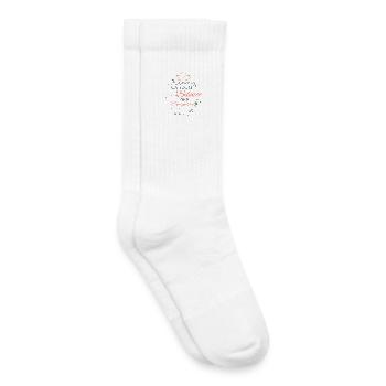 Dans le jardin du silence, trouvez la tranquillité - Chaussettes de tennis bio enfant - blanc - Droite