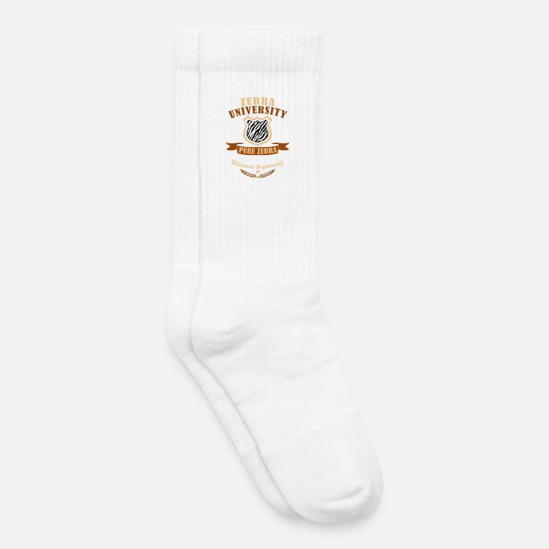 Zebra-Diplom - Kinder Tennissocken - Weiß