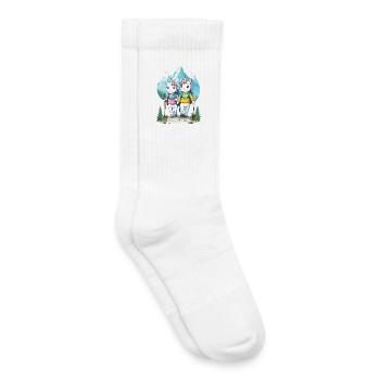 Wanderer Unicorns - Kids Tennis Socks - white - Right