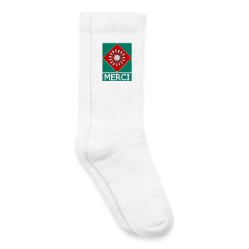 THANK YOU. MISTRESS. MASTER. THANK YOU MISTRESS - Kids Tennis Socks - white - Right