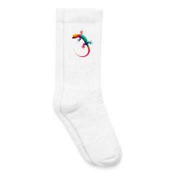 Gecko - Kinder Tennissocken - Weiß - Rechts