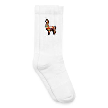 Alpaca - Kids Tennis Socks - white - Right