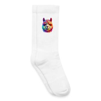 Alpaca - Kids Tennis Socks - white - Right