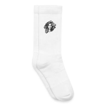 Haar-monie statt Monotonie Mein Style dein Neid - Kinder Tennissocken - Weiß - Rechts