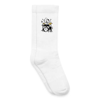 Stickmen batteur - Chaussettes de tennis bio enfant - blanc - Droite