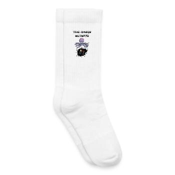 The angry octopus - Kids Tennis Socks - white - Right