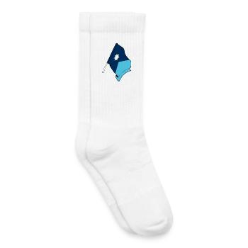 Flagge des Bundesstaates Minnesota USA - Kinder Tennissocken - Weiß - Rechts
