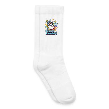 🐹 Hamster Astronaut Forced Landing 2 - Kids Tennis Socks - white - Right