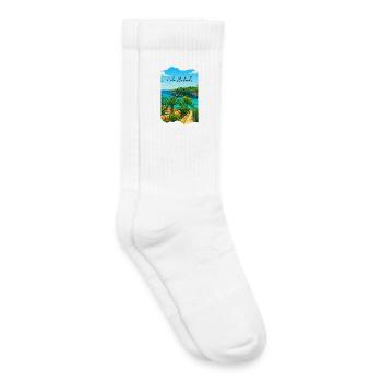 Cala Lombards - Mallorca - Kinder Tennissocken - Weiß - Rechts
