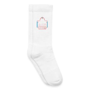 Air Hockey Anniversary 10 Years Air Hockey Player - Kids Tennis Socks - white - Right