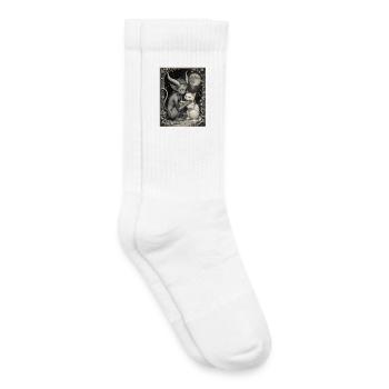 Moonlit Demon - Kids Tennis Socks - white - Right