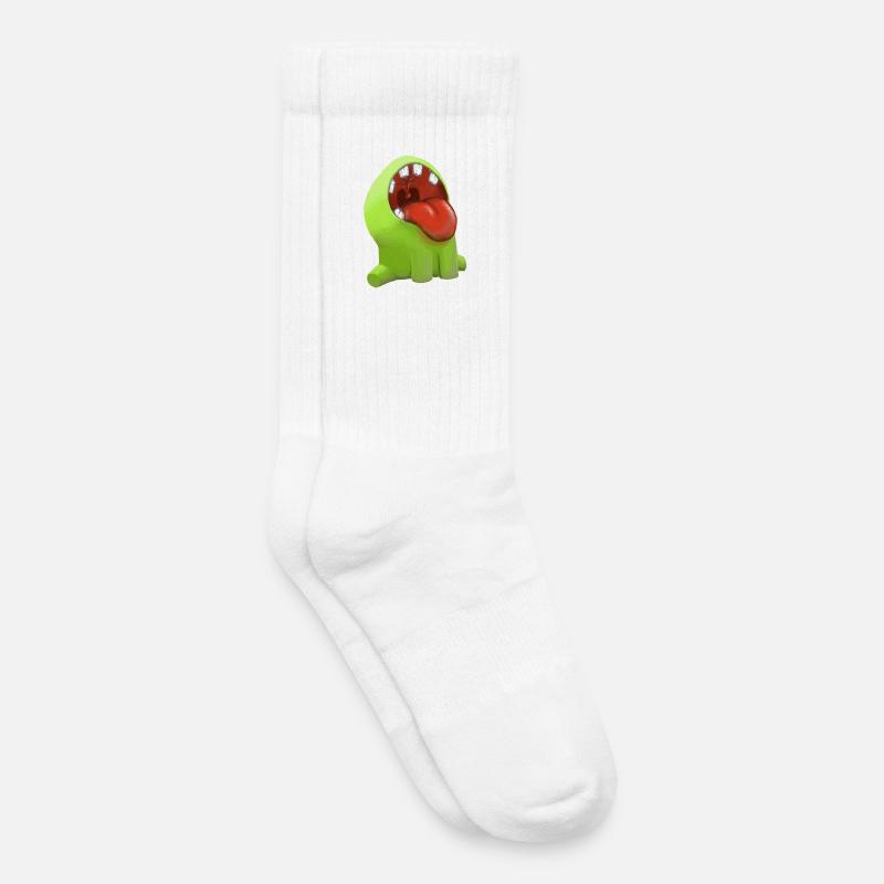 Gnom - Kinder Tennissocken - Weiß