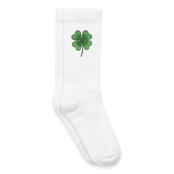 Four leaf clover - Kids Tennis Socks - white - Right