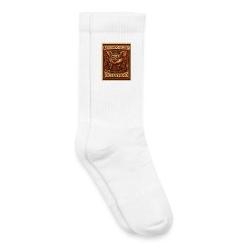 Ocean Pig Diver - Kids Tennis Socks - white - Right