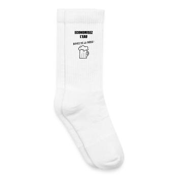 Save water, drink beer - Kids Tennis Socks - white - Right
