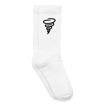 tornade - Chaussettes de tennis bio enfant - blanc - Droite