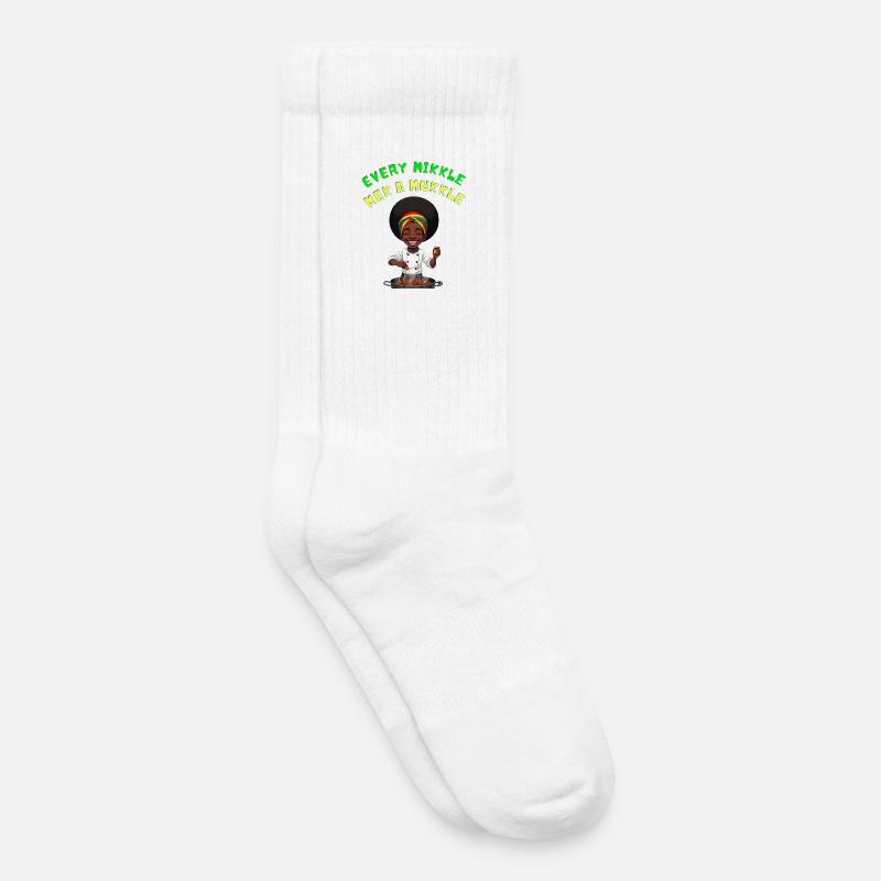 Jeder Mikkle Mek Ein Mukkle - Kinder Tennissocken - Weiß