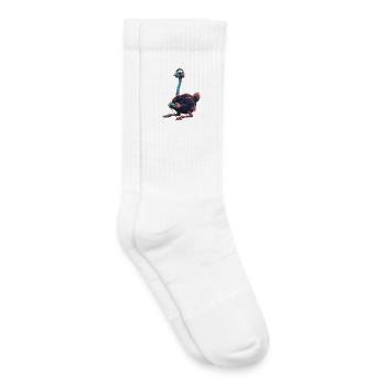 Bouquet Jeux d’animaux Jeux Drôle de bouquet - Chaussettes de tennis bio enfant - blanc - Droite
