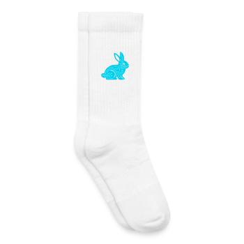 Cyber Hase Circuit Platine Tech Vektor - Kinder Tennissocken - Weiß - Rechts