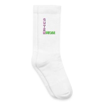 Good morning - Kids Tennis Socks - white - Right