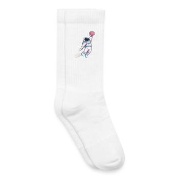 Cosmic Hoop Astronaut - Kids Tennis Socks - white - Right