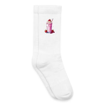 Milchshake - Kinder Tennissocken - Weiß - Rechts