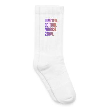 Limitierte Auflage März 2004 - Kinder Tennissocken - Weiß - Rechts