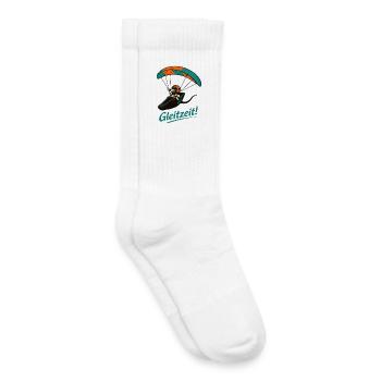 Gleizeit Paragliding Mascot - Kinder Tennissocken - Weiß - Rechts