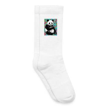 Panda - Kinder Tennissocken - Weiß - Rechts