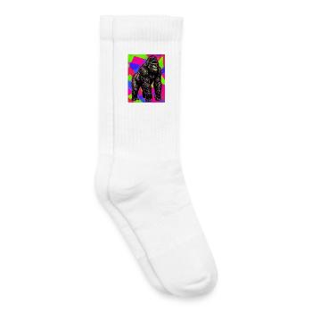 Gorilla - Kinder Tennissocken - Weiß - Rechts