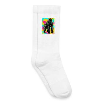 Gorilla - Kinder Tennissocken - Weiß - Rechts