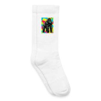Gorilla - Kinder Tennissocken - Weiß - Rechts
