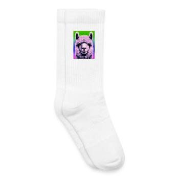 Alpaca - Kids Tennis Socks - white - Right