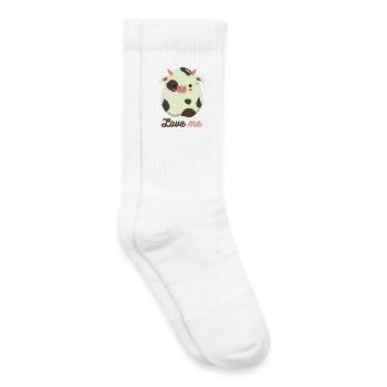 Kuh - Kinder Tennissocken - Weiß - Rechts