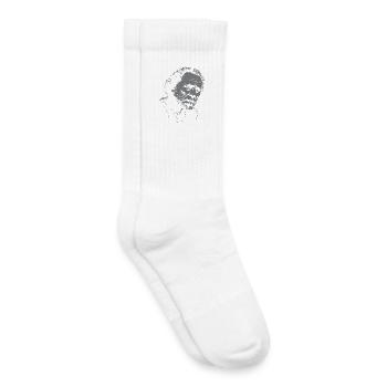 Citation de Charles Bukowski sur l’autonomie - Chaussettes de tennis bio enfant - blanc - Droite