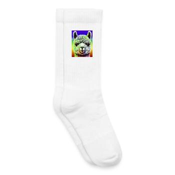 Alpaca - Kids Tennis Socks - white - Right