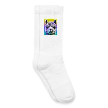 Alpaca - Kids Tennis Socks - white - Right