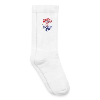 Croacia - Croatia - Tiger Flags - Kids Tennis Socks - white - Right