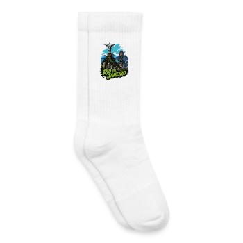 Rio de Janeiro Silhouette - Kinder Tennissocken - Weiß - Rechts