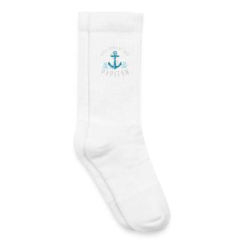 Anker & Wellen Papitän  - Kinder Tennissocken - Weiß - Rechts