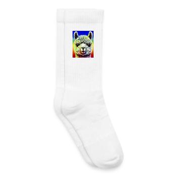 Alpaca - Kids Tennis Socks - white - Right
