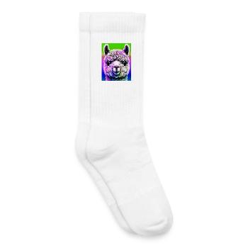 Alpaka - Kinder Tennissocken - Weiß - Rechts