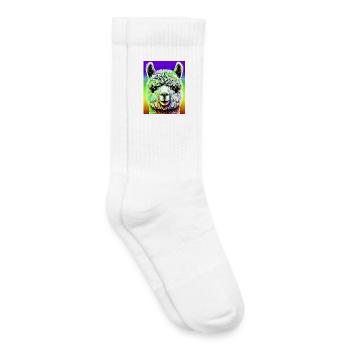 Alpaka - Kinder Tennissocken - Weiß - Rechts