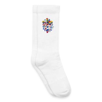 Lateinamerikanischer Widerstand - Kinder Tennissocken - Weiß - Rechts
