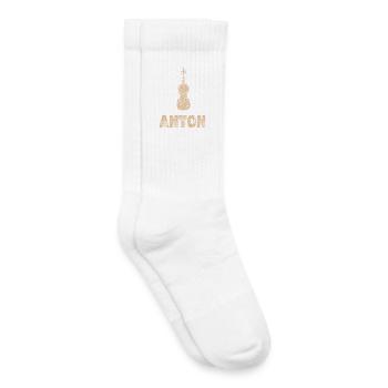 Anton - Kids Tennis Socks - white - Right