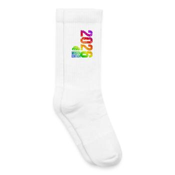 Volleyball Master Shirt 2026, rainbow bag - Kids Tennis Socks - white - Right