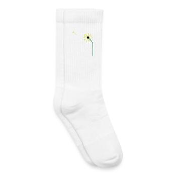 Pusteblume,Löwenzahn,Butterblume, ✔ - Kinder Tennissocken - Weiß - Rechts