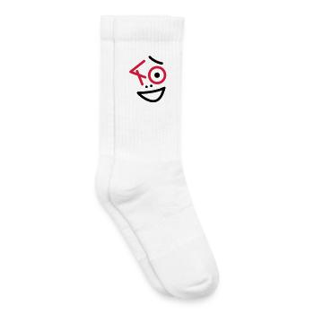 Toll, 40 Jahre ! - Kinder Tennissocken - Weiß - Rechts