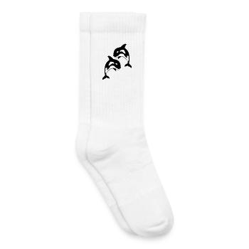 orca - Chaussettes de tennis bio enfant - blanc - Droite