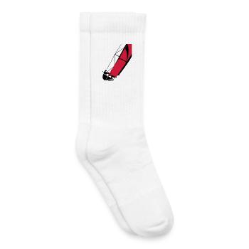 Segelboot - Kinder Tennissocken - Weiß - Rechts